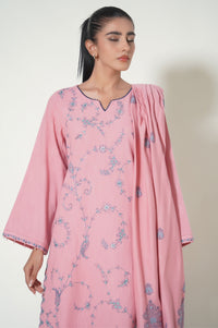 Unstitched 3 Piece Textured Slub Suit