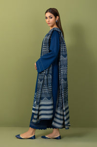 Unstitched 3 Piece Textured Slub Suit