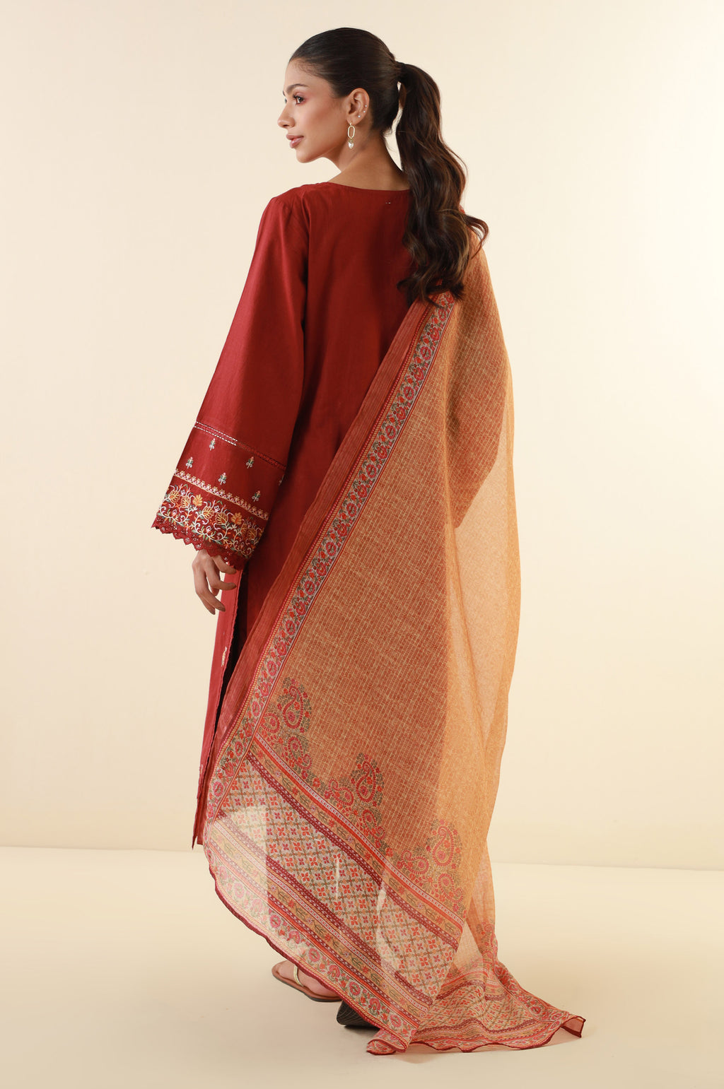 Unstitched 3 Piece Embroidered Lawn Suit