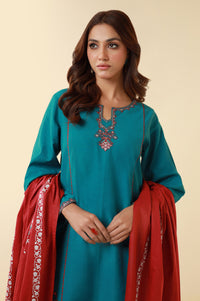 Unstitched 3 Piece Embroidered Lawn Suit