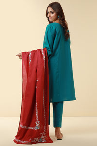 Unstitched 3 Piece Embroidered Lawn Suit