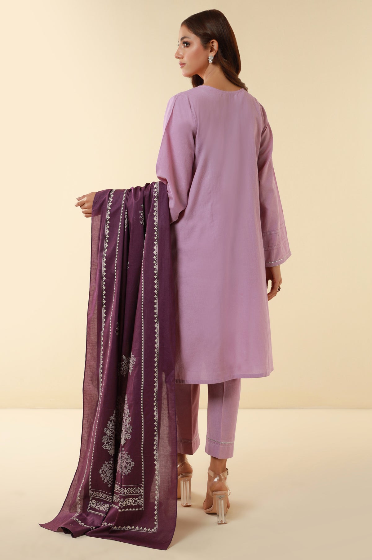 Unstitched 3 Piece Embroidered Lawn Suit