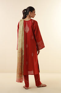 Stitched 3 Piece Printed Lawn Suit