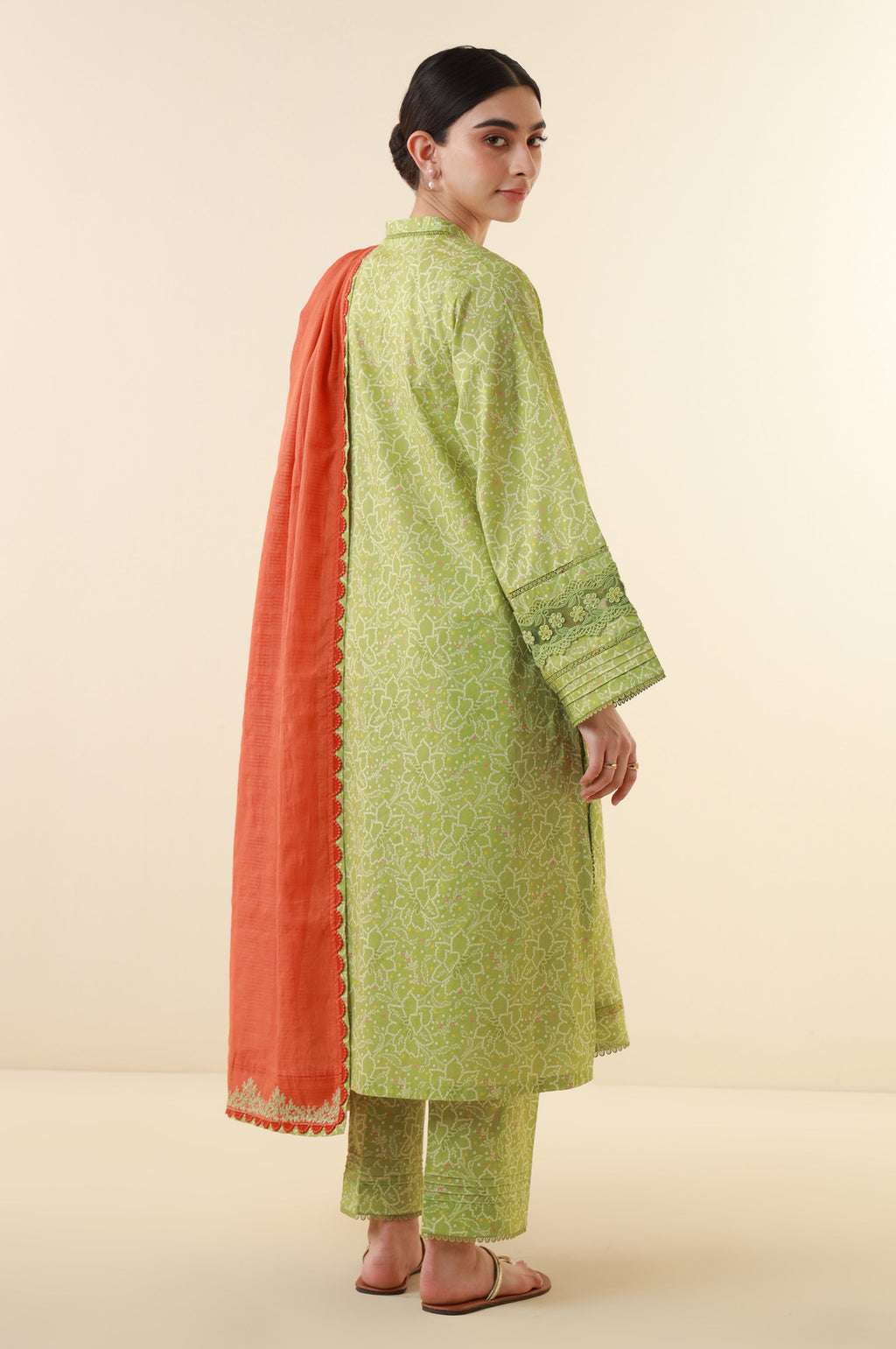 Unstitched 3 Piece Printed Lawn Suit
