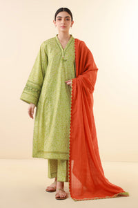 Unstitched 3 Piece Printed Lawn Suit