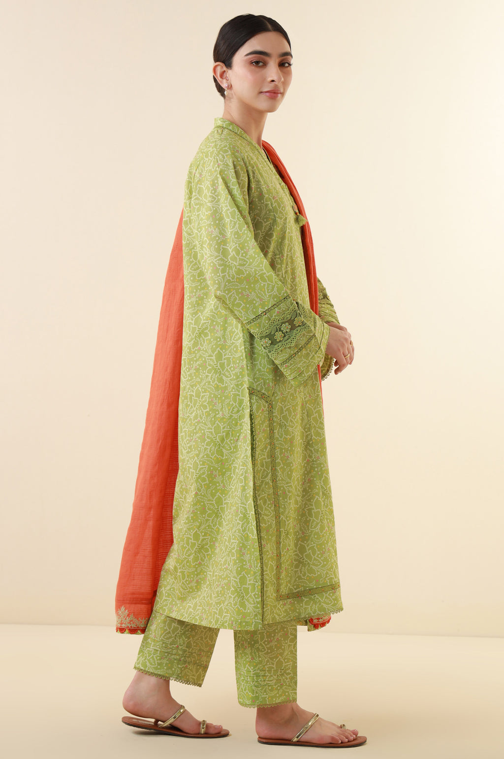 Unstitched 3 Piece Printed Lawn Suit