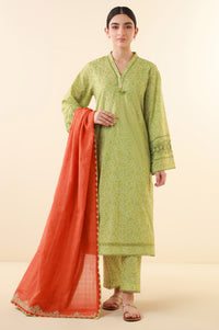 Unstitched 3 Piece Printed Lawn Suit