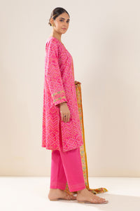 Stitched 3 Piece Embroidered Lawn Suit