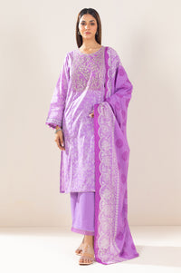 Unstitched 3 Piece Embroidered Lawn Suit
