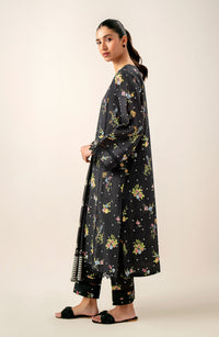Unstitched 3 Piece Printed Lawn with Printed Cambric Bottom