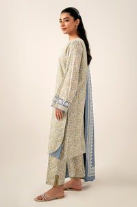 Unstitched 3 Piece Printed Lawn Suit