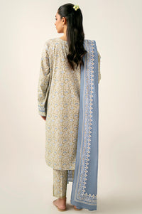 Unstitched 3 Piece Printed Lawn Suit