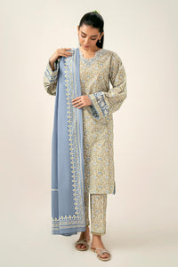 Unstitched 3 Piece Printed Lawn Suit