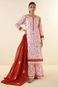 Unstitched 3 Piece Printed Lawn Suit