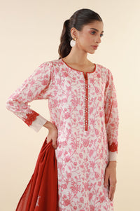 Unstitched 3 Piece Printed Lawn Suit