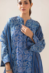 Unstitched 3 Piece Printed Lawn Suit