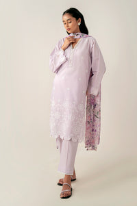 Unstitched 3 Piece Embroidered Chikankari Lawn Suit