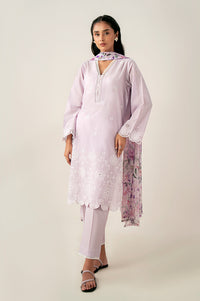Unstitched 3 Piece Embroidered Chikankari Lawn Suit