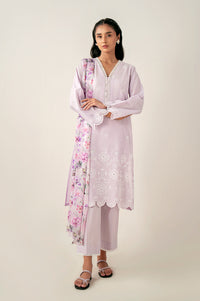 Unstitched 3 Piece Embroidered Chikankari Lawn Suit