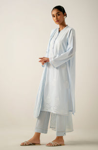 Unstitched 3 Piece Embroidered Chikankari Lawn Suit