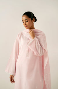 Unstitched 3 Piece Embroidered Chikankari Lawn Suit