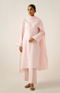 Stitched 3 Piece Embroidered Chikankari Lawn Suit