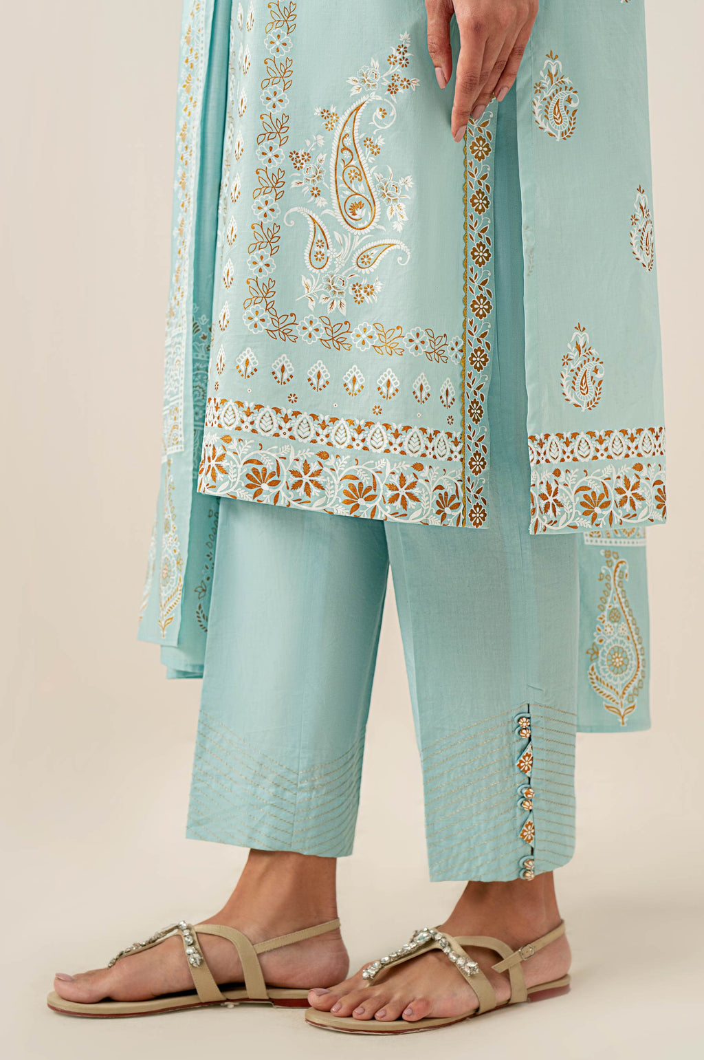 Unstitched 3 Piece Paste Printed Lawn Shirt with Lawn Dupatta