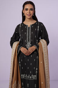 Stitched 3 Piece Paste Printed Dobby Mysuri Suit