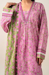 Stitched 3 Piece Printed Lawn Suit