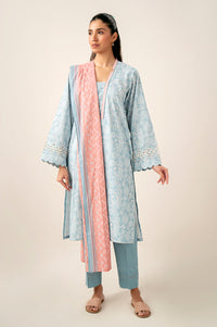 Stitched 3 Piece Printed Lawn Suit