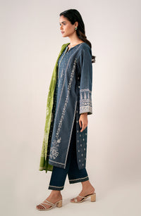 Unstitched 3 Piece Paste Printed Dobby Mysuri Suit