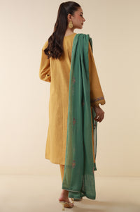Unstitched 3 Piece Embroidered Textured Lawn Suit