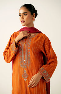 Stitched 3 Piece Embroidered Mysuri Suit