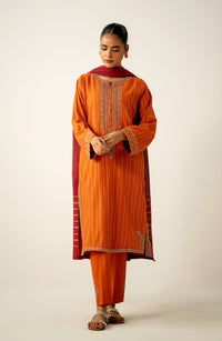 Stitched 3 Piece Embroidered Mysuri Suit