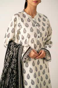Stitched 3 Piece Printed Lawn Suit
