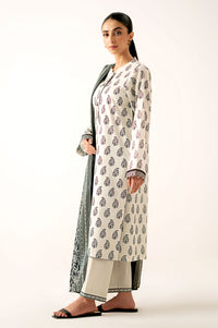 Stitched 3 Piece Printed Lawn Suit