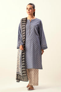 Unstitched 3 Piece Printed Lawn Suit