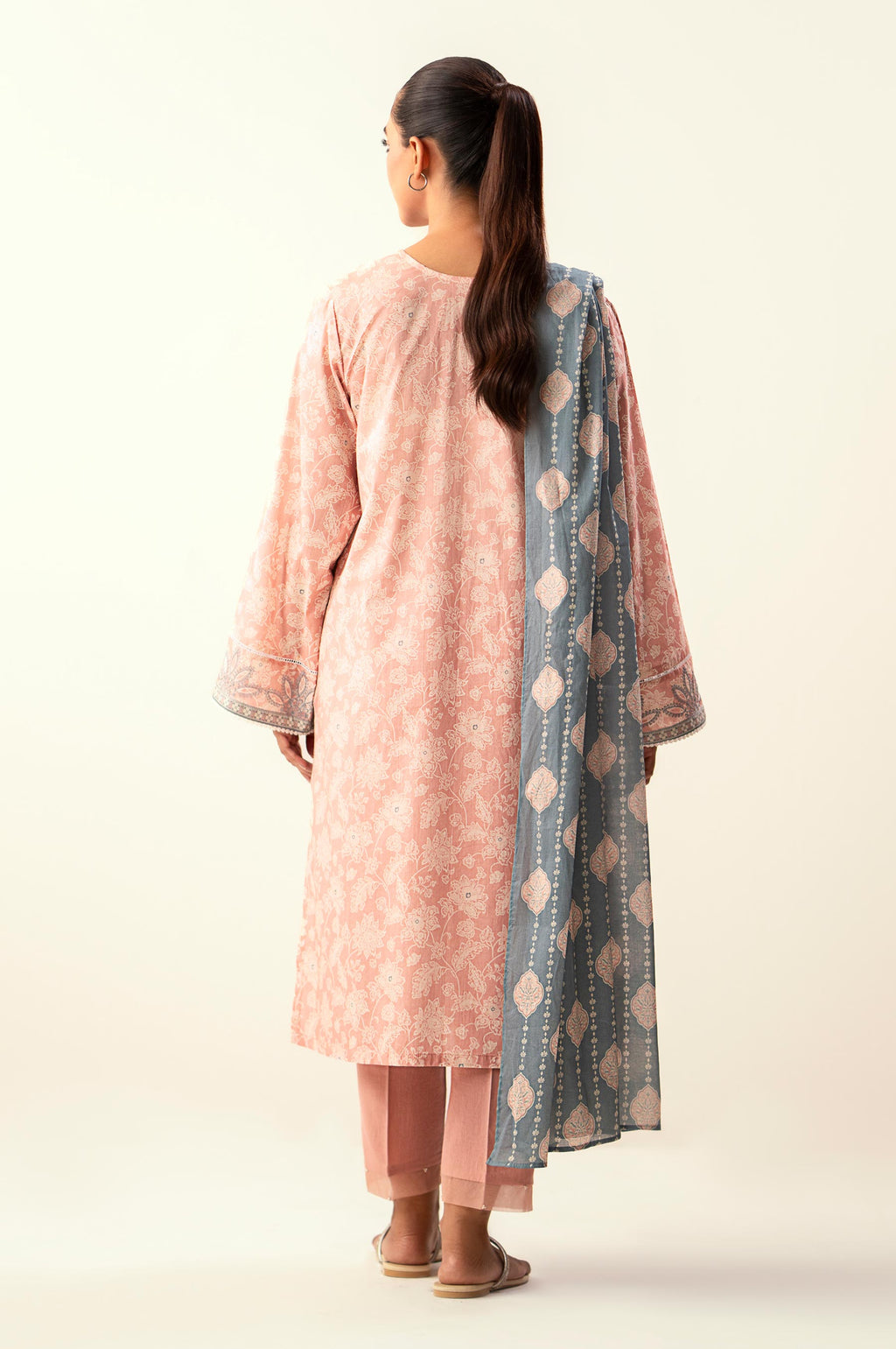 Unstitched 3 Piece Embroidered Lawn Suit