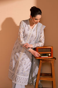 Unstitched 3 Piece Printed Lawn Suit