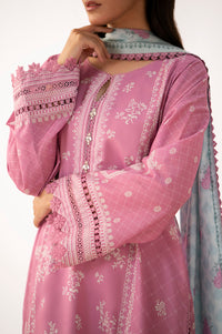 Unstitched 3 Piece Printed Lawn Suit