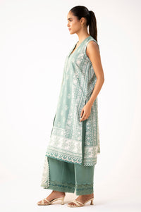 Unstitched 3 Piece Printed Lawn Suit