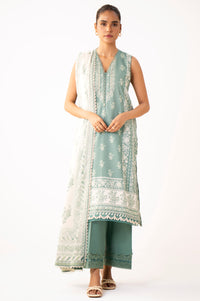 Unstitched 3 Piece Printed Lawn Suit