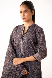 Unstitched 3 Piece Printed Lawn Suit