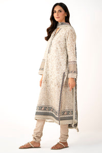 Unstitched 3 Piece Printed Lawn Suit