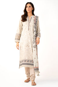 Unstitched 3 Piece Printed Lawn Suit