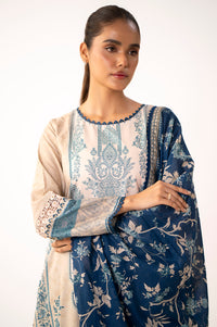 Unstitched 3 Piece Printed Lawn Suit