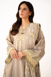 Unstitched 3 Piece Printed Lawn Suit