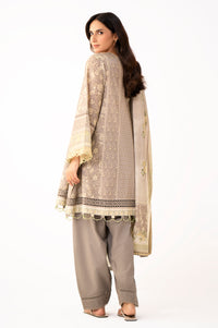 Unstitched 3 Piece Printed Lawn Suit