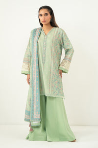 UNSTITCHED EMBROIDERED SUIT