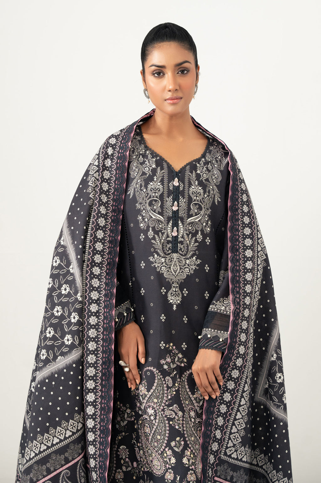 UNSTITCHED PRINTED SUIT